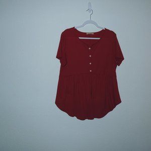 Maroon cute top
